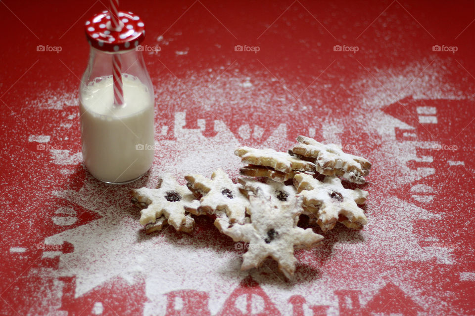 Christmas cookies and milk for Santa 4