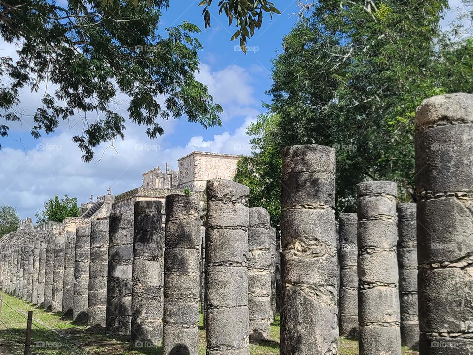 Part of the Chichén Itzá Park in Mexico