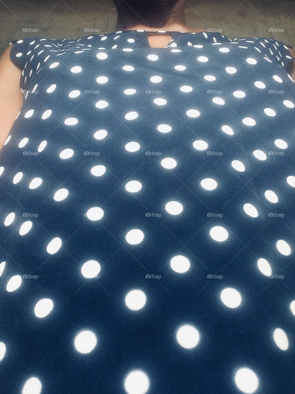 Blue & White Polka Dots 