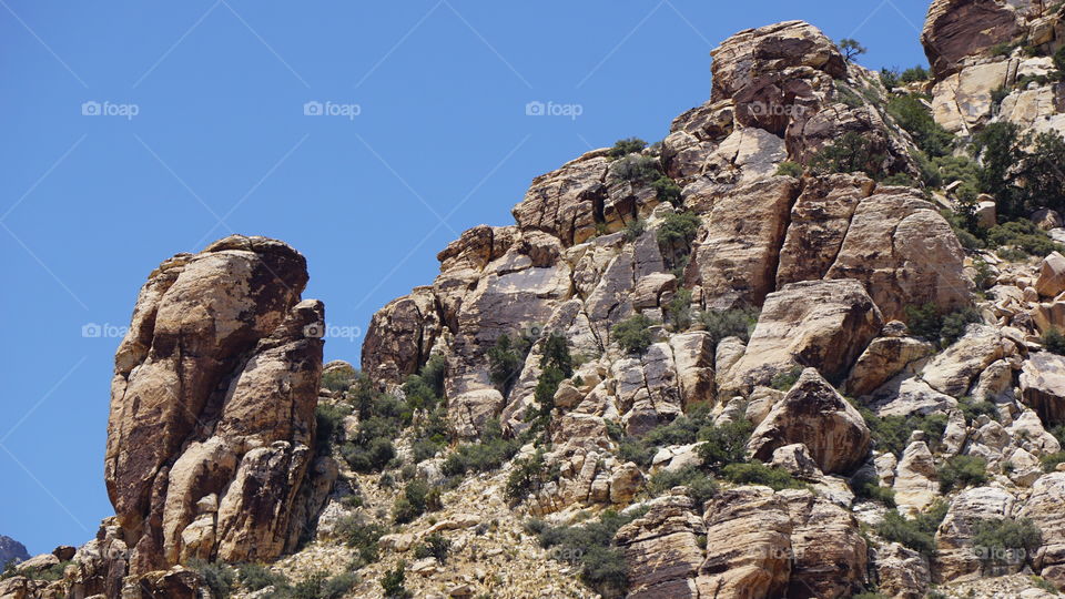Rock Formation at Red Rock Canyon, Las Vegas