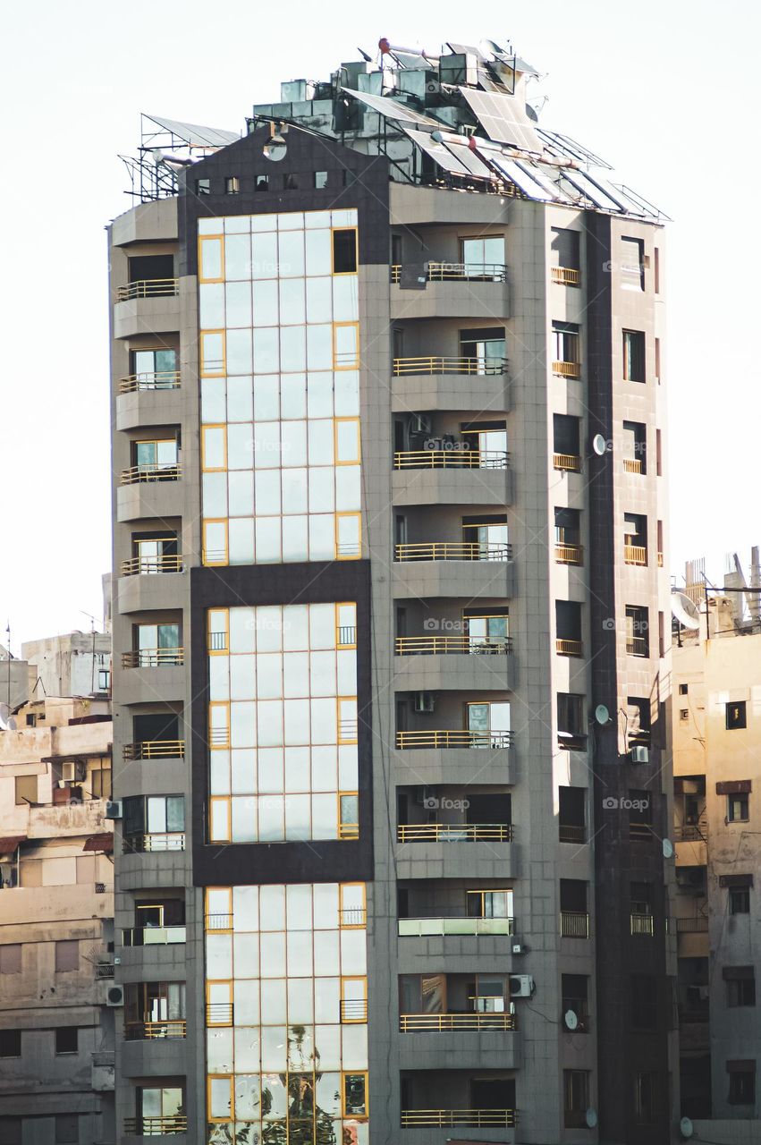 Residential high-rise building in Syria