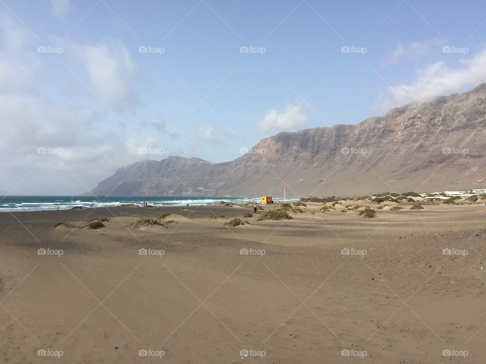 Famara Beach