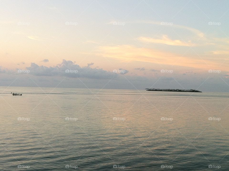 Key west. Calm view