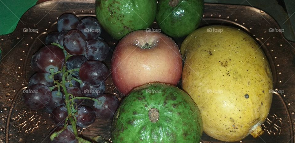 colourful fruit on the table