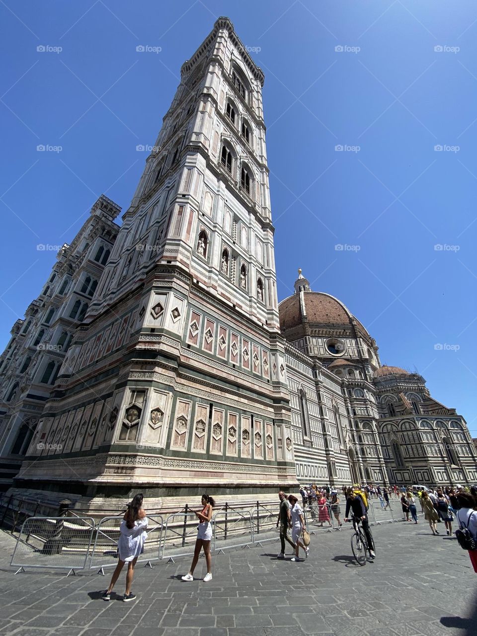 Duomo Facade in Florence, Italy 