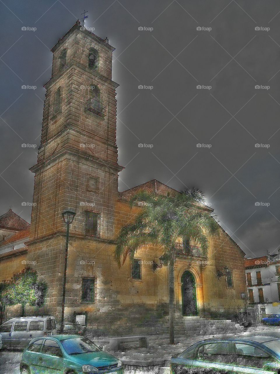 An old church in Alora, Spain