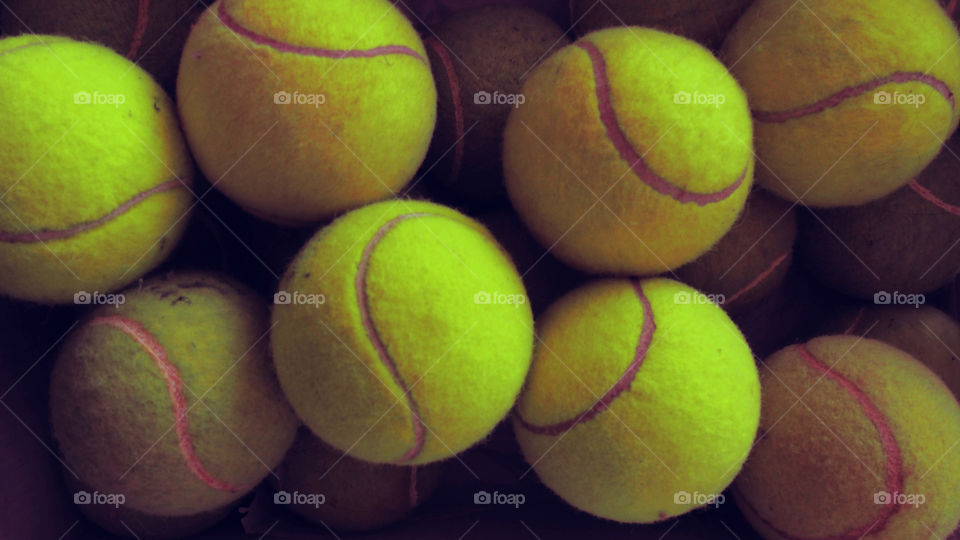 tennis balls