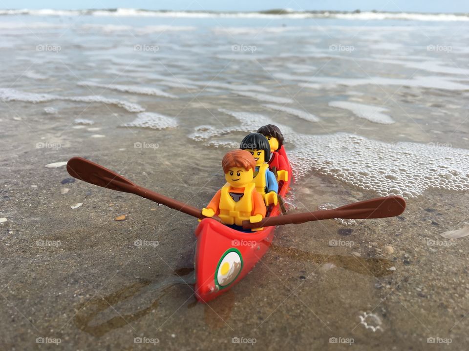 Water, Beach, Kayak, Child, Sea