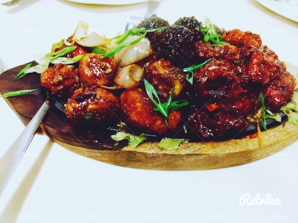 Chinese chicken platter