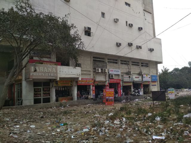 Shops area