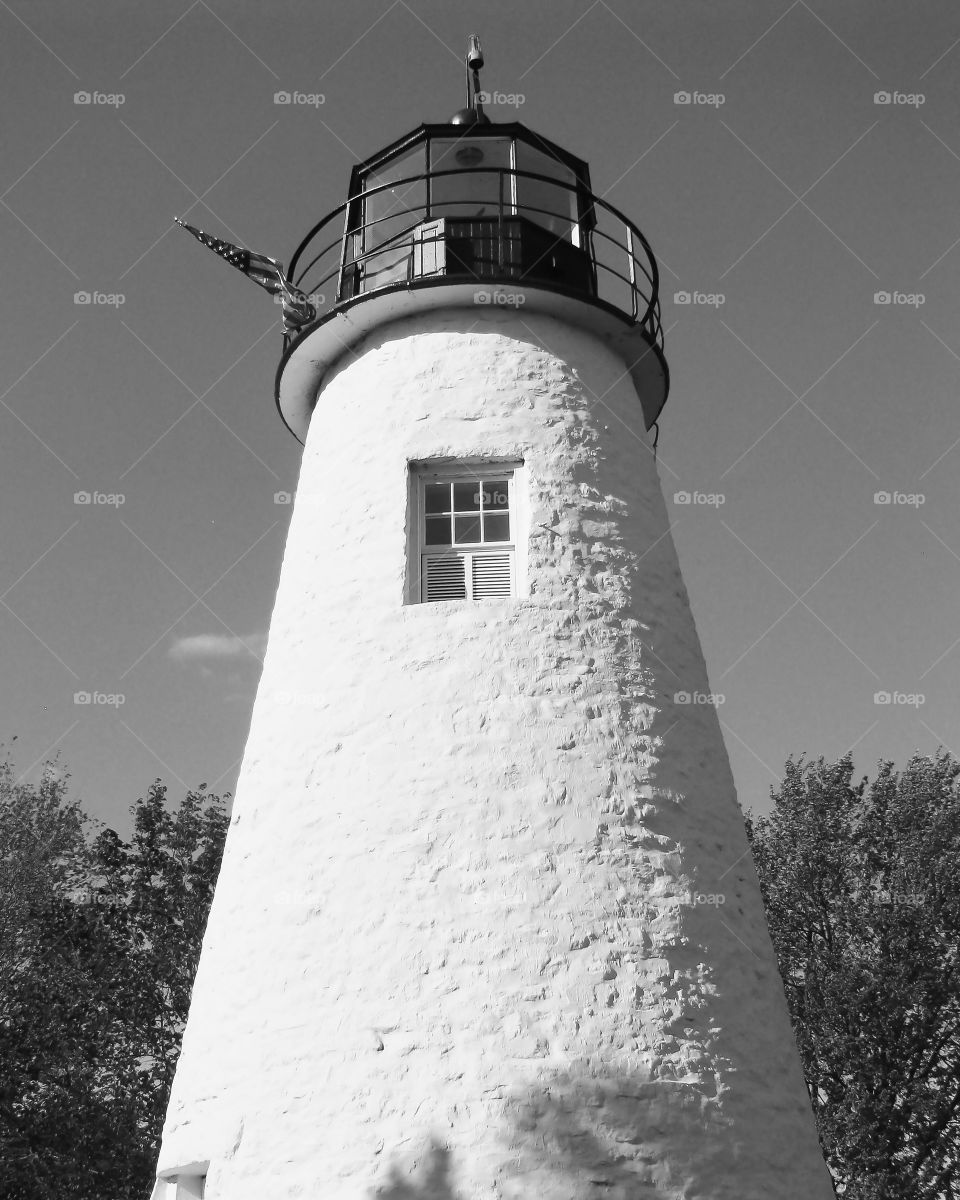 Lighthouse with a window