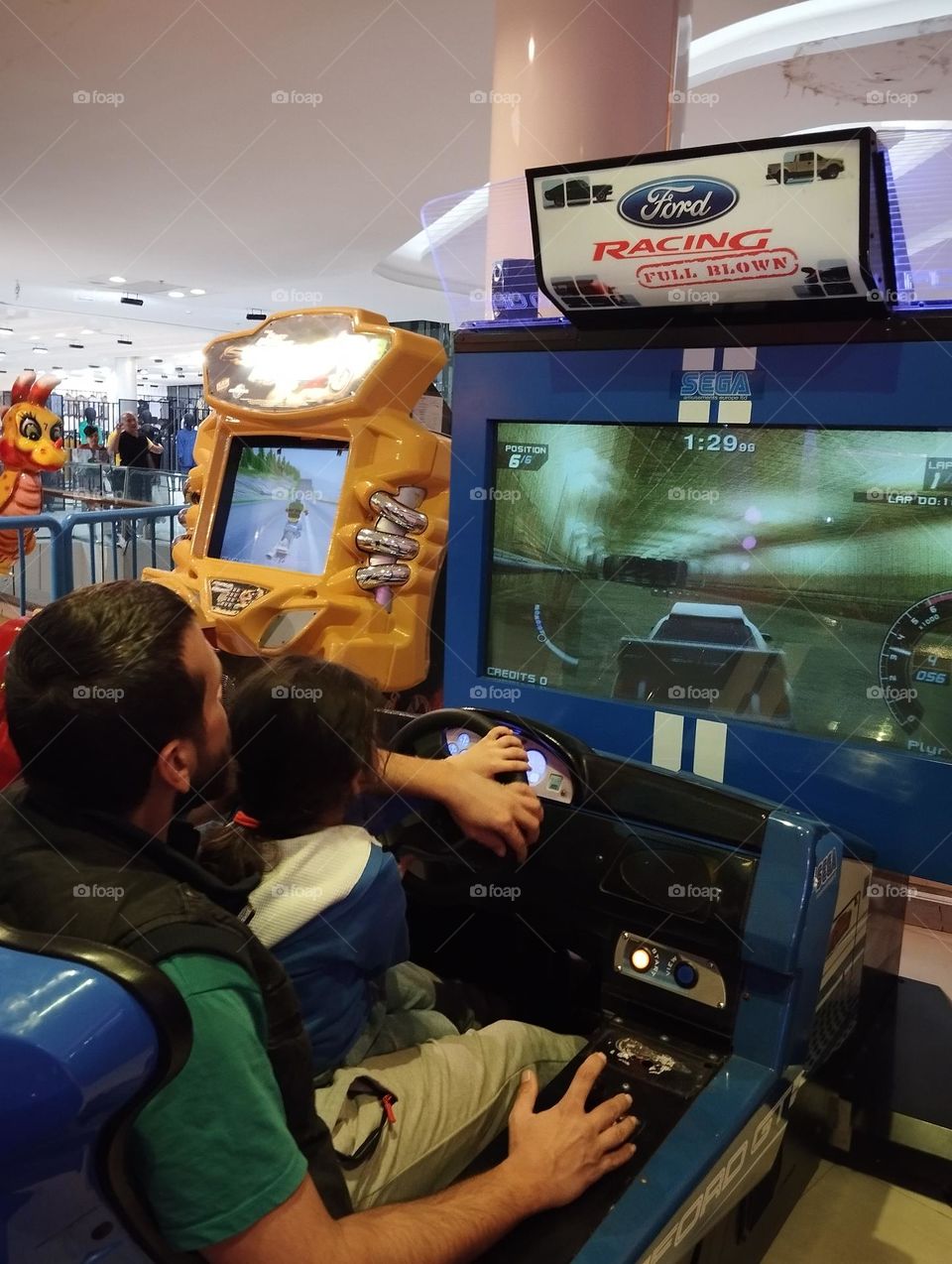 Ford racing game,  you can play it alone or with whom you love.dad-son time