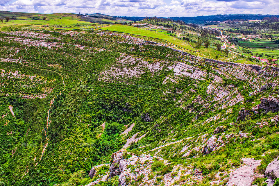 A natural amphitheatre, Fórnea, in Central Portugal 