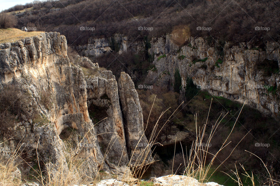 Limestone cliffs