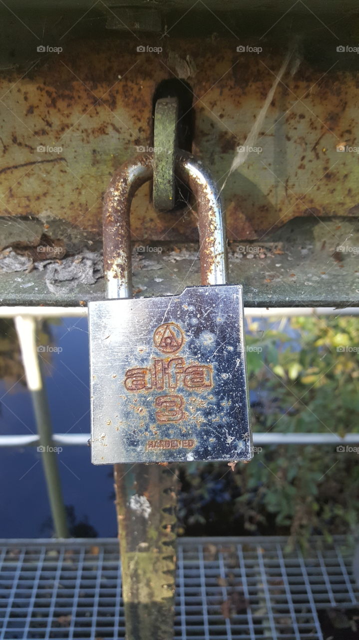 rusty lock