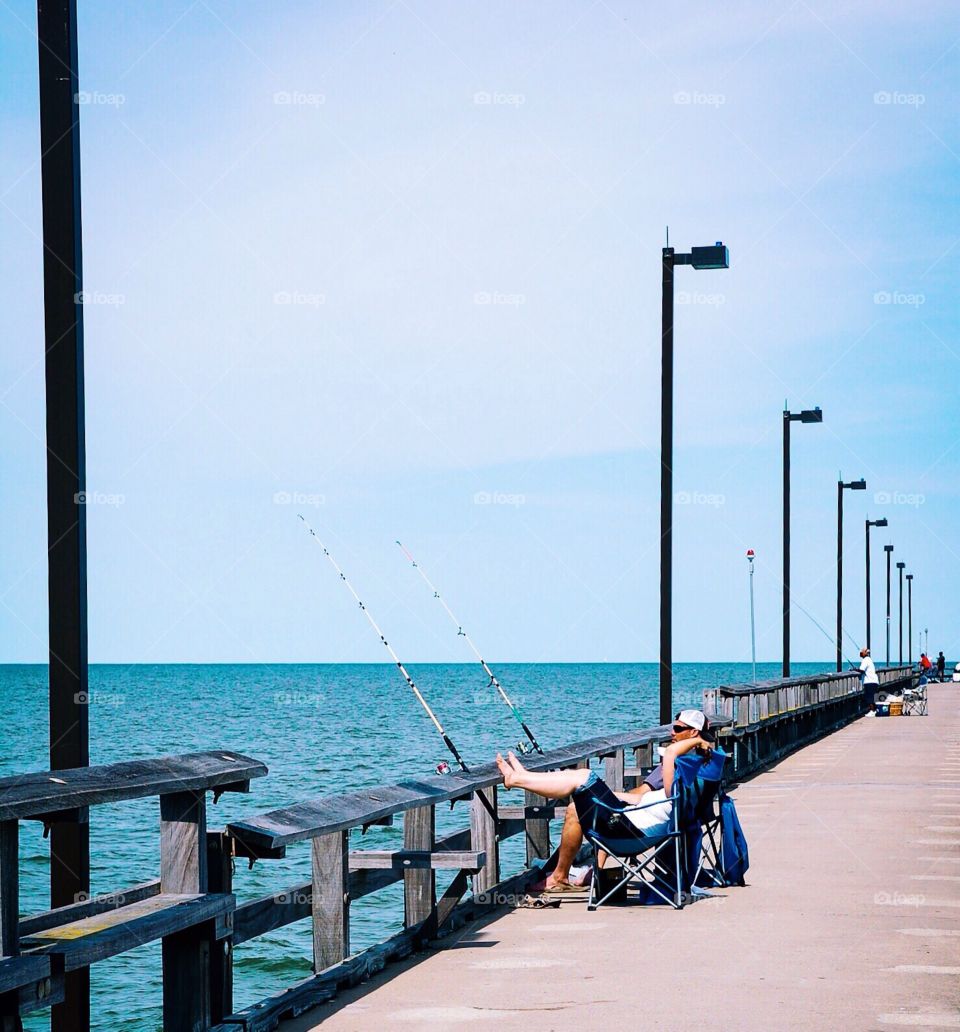 Fishing in the Pier