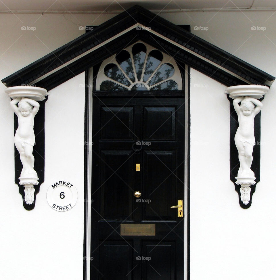 Front door and pullers