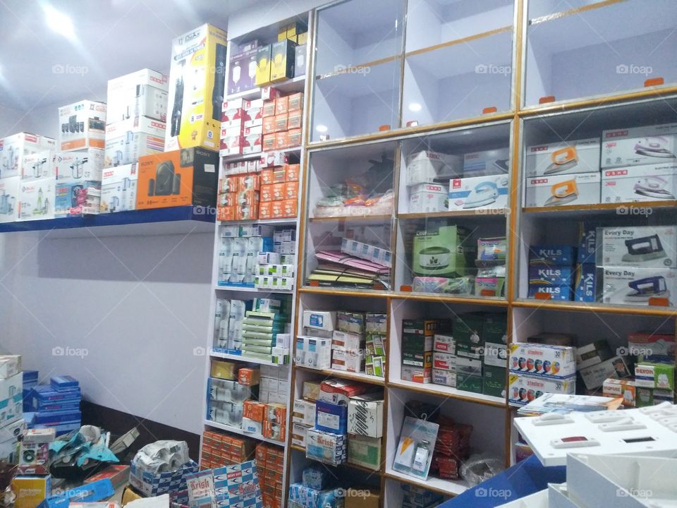 This is my electronic store where all the electronic components are found.