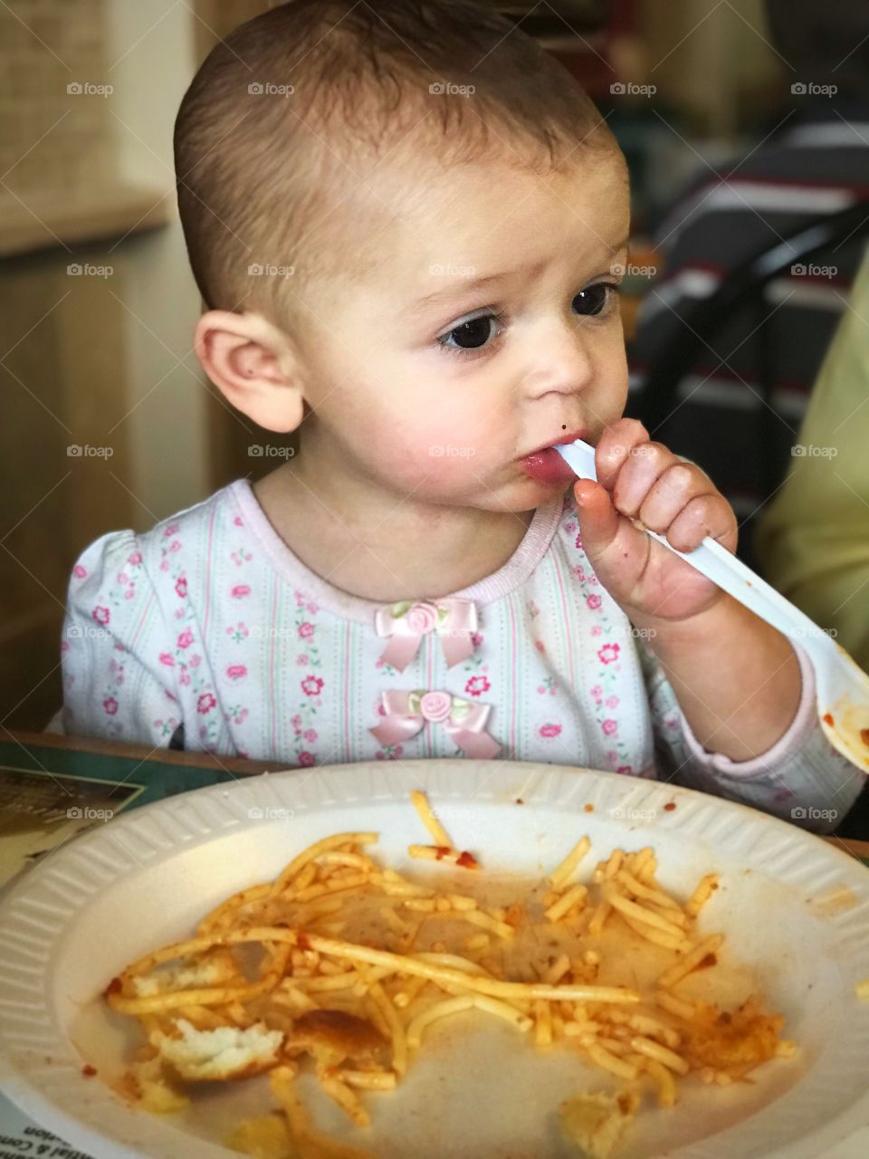 Baby’s First Spaghetti Dinner