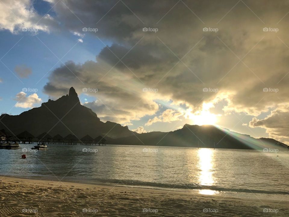 Bora Bora sunset