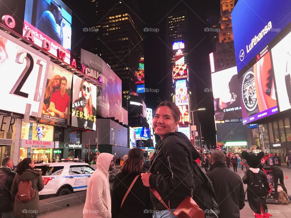 Now you're in New York