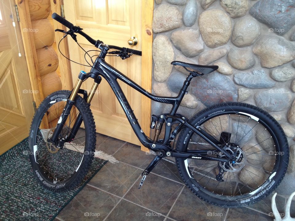 Dad's Bike. My dad's new mountain bike. 