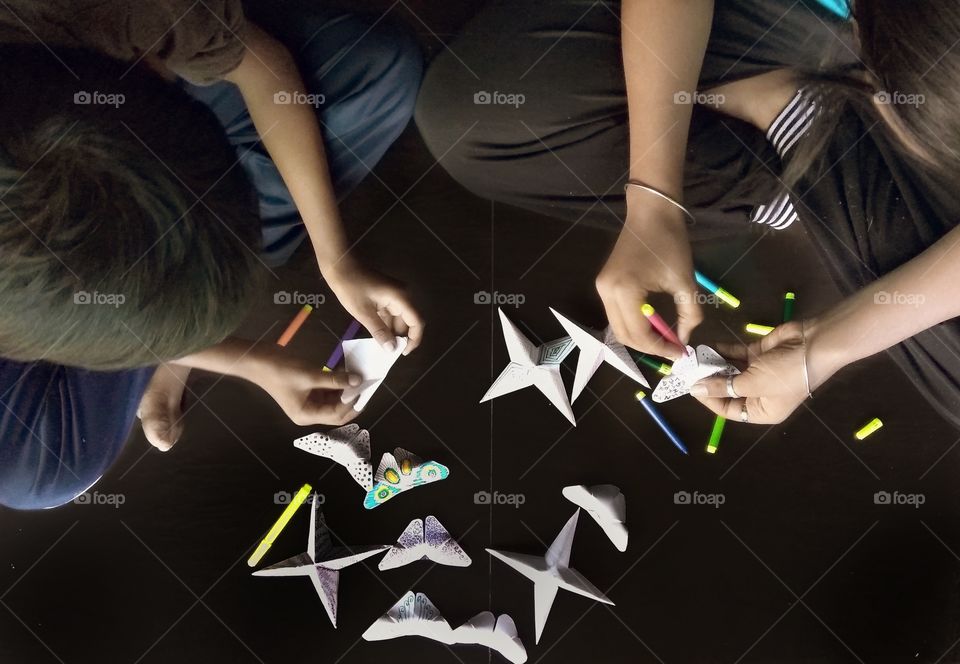 Being creative with kids