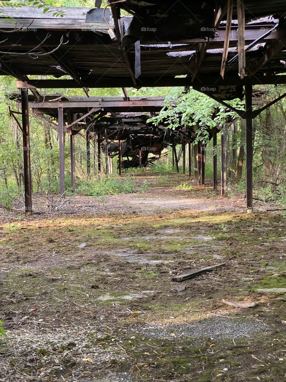 Abandoned train station 