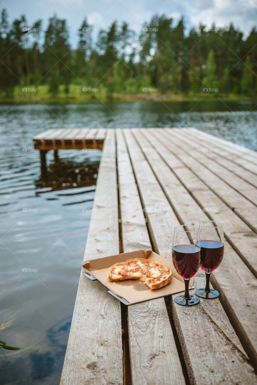 Wood, Water, No Person, Nature, Travel