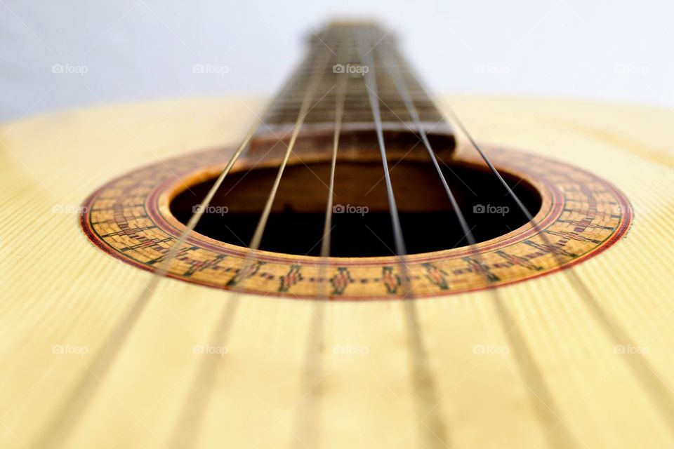 Close up of a Guitar