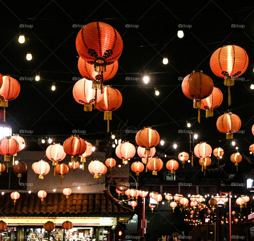 Lights at Chinatown, Los Angeles