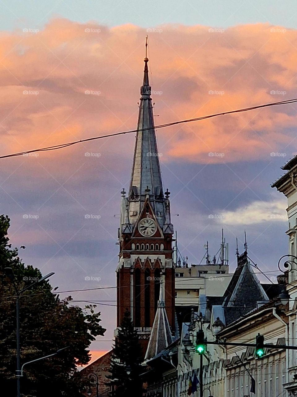 the red church in Arad