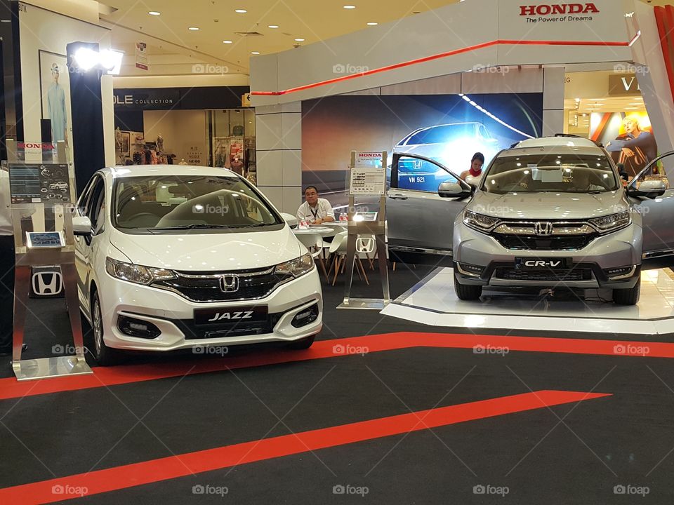 Honda Cars show cased at AEON MALL Seremban 2