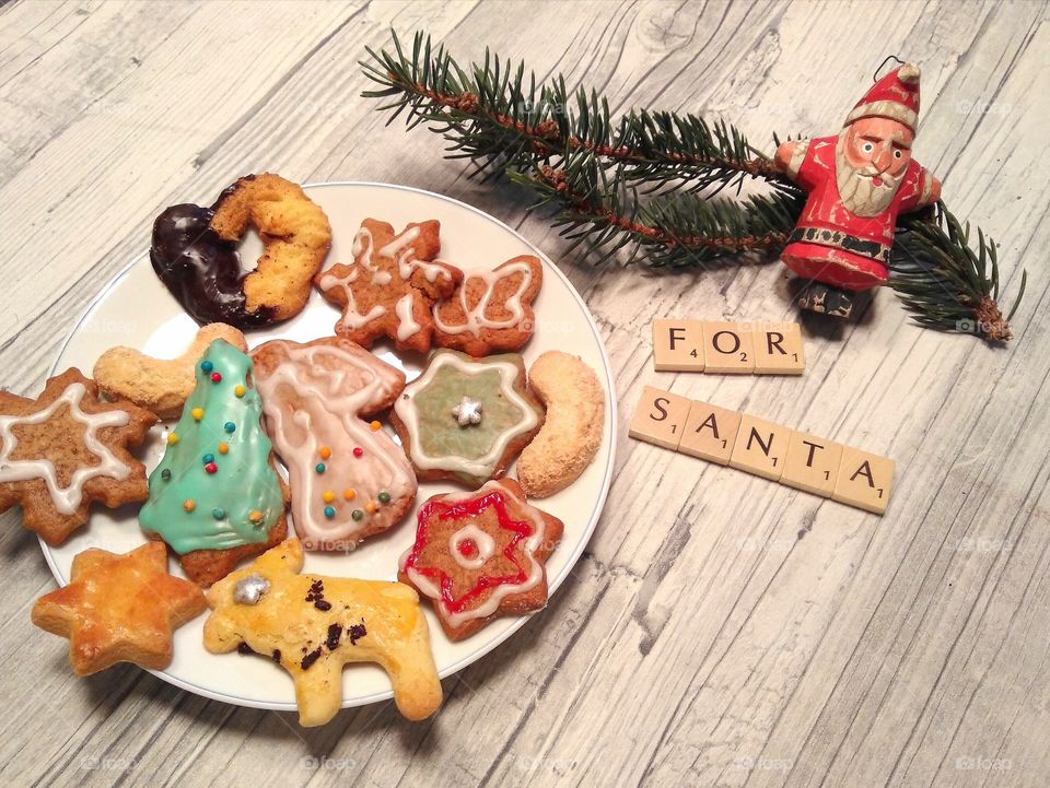 Preparing snacks for Santa