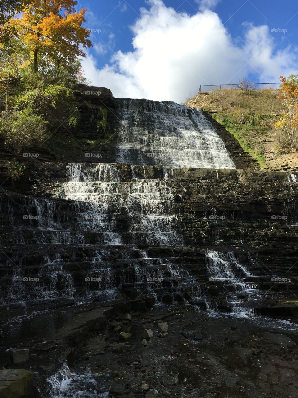 Waterfall in Hamilton, Ontario, Canada