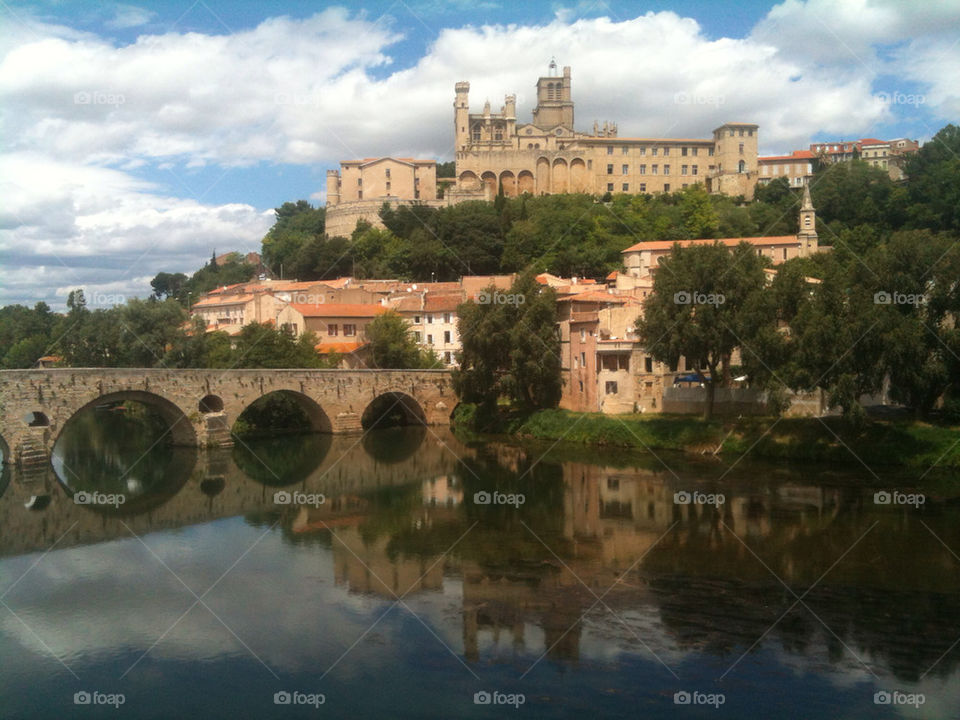 bridge castle beziers by jgajdos