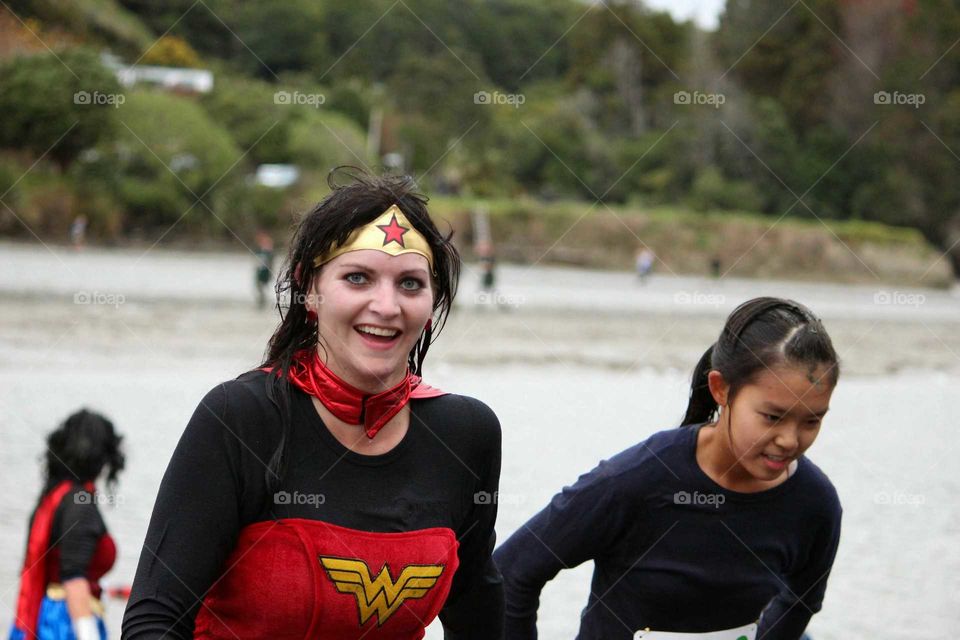 People enjoying at beach