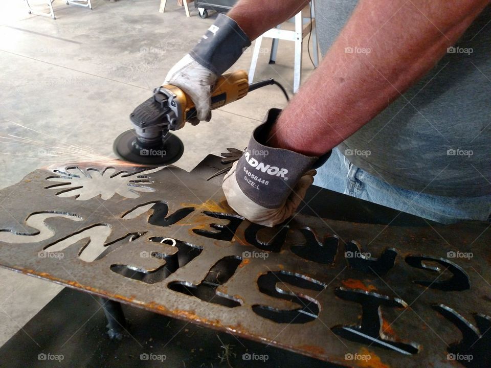 A Welder working