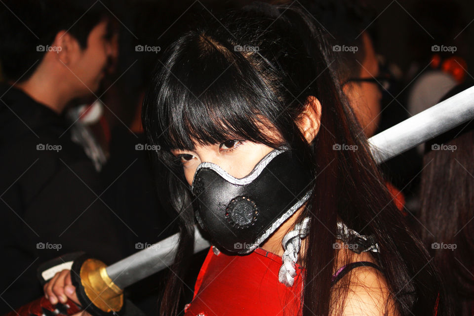 samurai girl cosplay