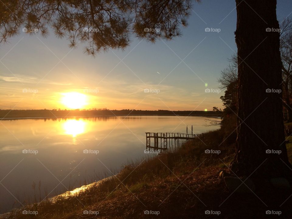 Sunset, Dawn, Water, Sun, Landscape