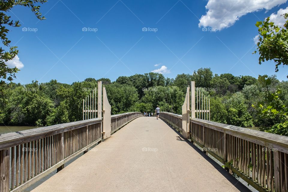 Bridge and blue skies 