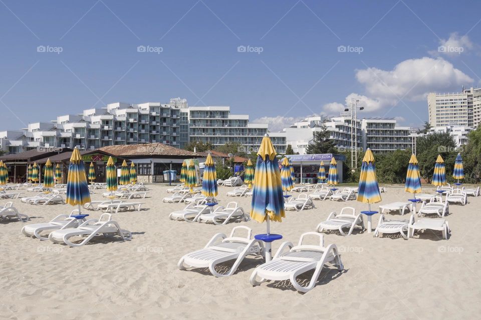 Albena resort in Black Sea, Bulgaria