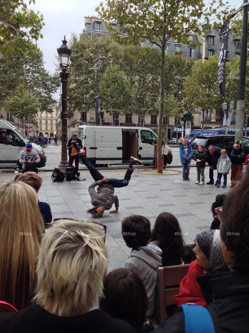 Paris street performer. 