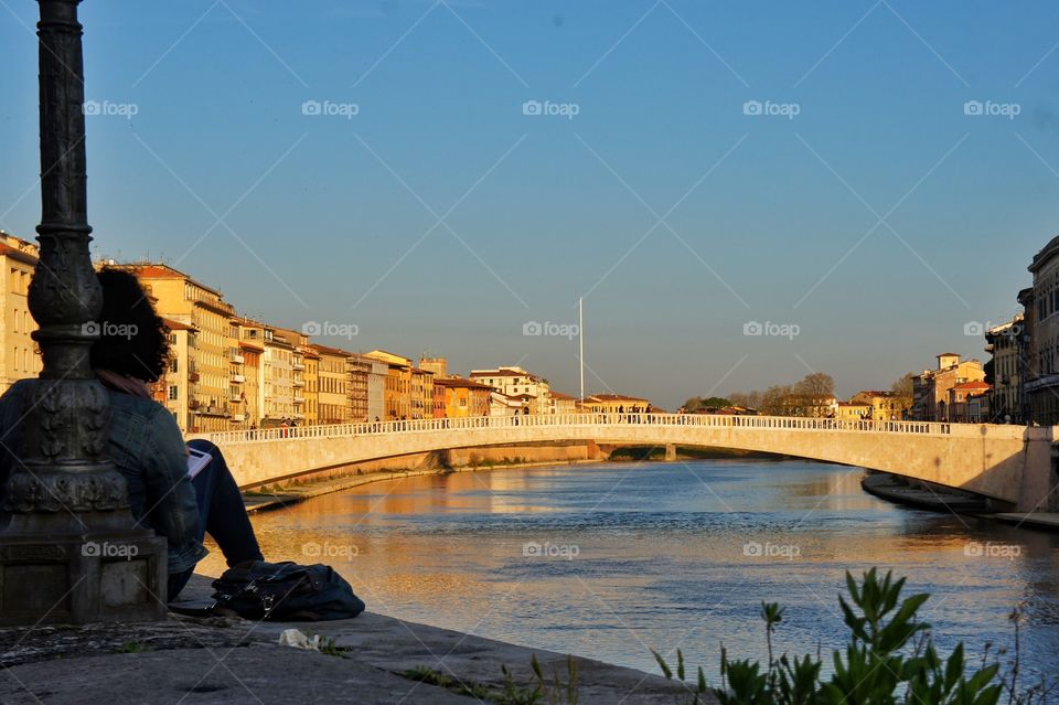 Hanging out in Pisa