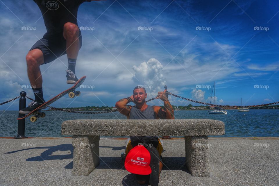 skateboarding in st augustine