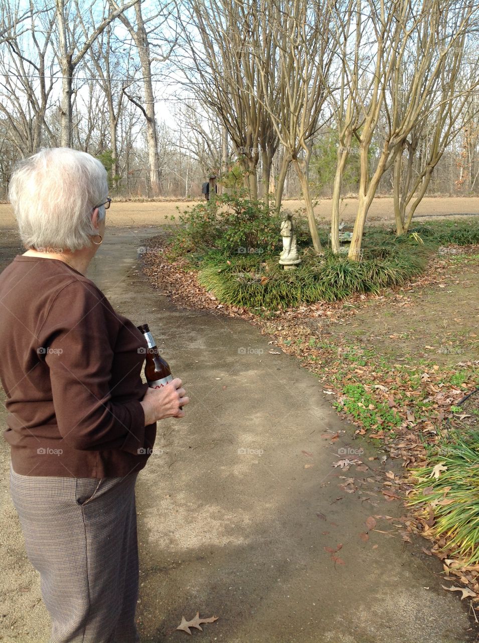 Visiting with Mom