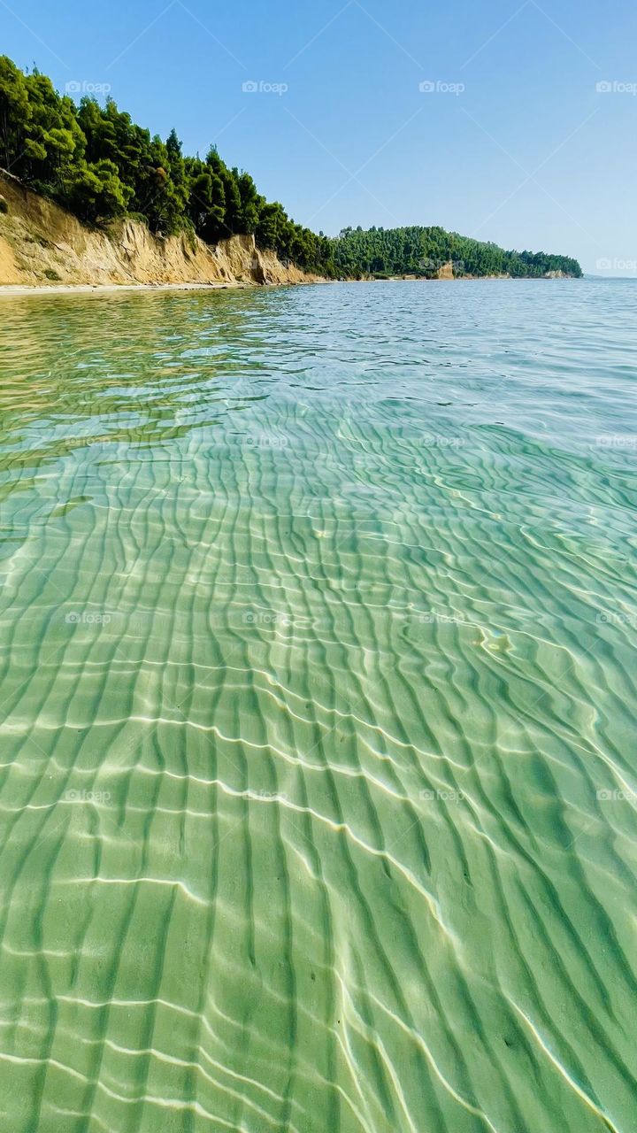 Crystal clear water 