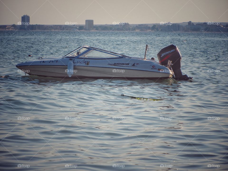 Boat in the sea