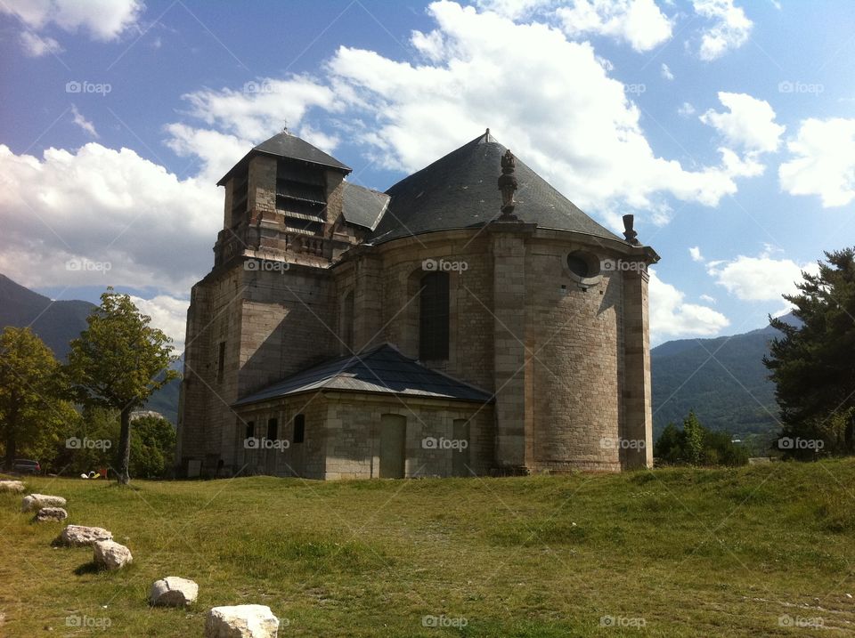 Church in Mont Dauphin in France