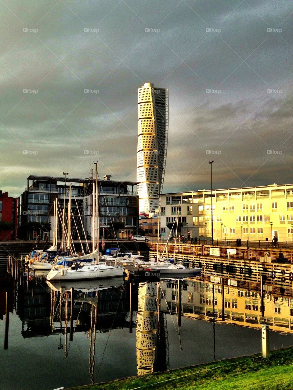 Reflection of Turning Torso